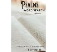 Word Search Puzzle - Psalms: 50 Puzzles from the First Book of Psalms to Inspire Your Spirit. 6x9 inches, 100 pages| Ideal for devotional and free time, or as a faith-based gift.