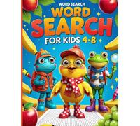 Word Search Puzzle: Search, Solve, and Color! A Fun Brain-Boosting Activity Book for Smart Kids Ages 4-8