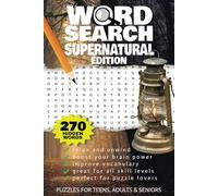 Word Search Supernatural Edition: Word searches with easy to read puzzles about Paranormal & Supernatural - Ghosts, haunted places, cryptids and more! ... Gift for Vacations, Holiday and Free Time!