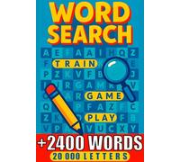 Word Search : The Mega Vocabulary Puzzle Book - Over 2400 Words to find hidden among 20,000 letters: Boost Vocabulary and Focus with 100 Fun Word ... Emotions, Actions, Fruits, Places, and More