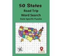 Word Search USA Road Trip 50 States: Travel Fun