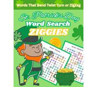 Word Search Ziggies St. Patrick's Day: Words That Bend Twist Turn or Zig Zag