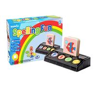 Word Spelling Cards, Alphabet Matching Game, Compact Letter Learning Games, Educational Inspired Spelling Activity, Early Literacy Toy for Kids Age 3+, Home, Preschool Or Classroom