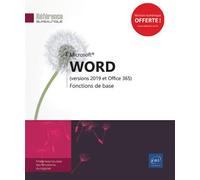 Word (versions 2019 et Office 365) Fonctions de base - Collectif - Eni Editions - broché - Manuel