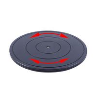 WORDFUN 40cm 360 Degré Plateau Pivotant, Plateforme Rotative avec Roulement À Bille en Acier, TV Support Pivotant, Plateau Tournant Manuel, Support De Base Rotatif, Bricolage Sculpture