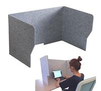 WORDFUN Acoustique Séparateur De Bureau pour École, Pliable Paravent D'intimité, Autonome Panneau D'intimité, pour Réduire Le Bruit Et Les Distractions Visuelles, Améliorer La Concentration