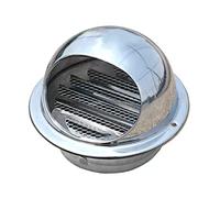 WORDFUN Aérateur Rond Grille Couvercle De Ventilation en Acier Inoxydable Mural Bouches D'aération, Pas De Déformation Pas De Rouille Facile À Installer, for Les Salles De Bains, Les Bureaux