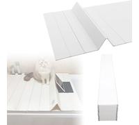 WORDFUN Couverture De Baignoire Pliable, Étanche À La Poussière, Imperméable, Pont D'isolation pour Baignoire, Support De Bain Multifonction, pour La Maison, La Salle De Bain, Le Spa(137 * 66cm)