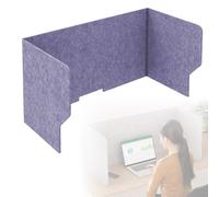 WORDFUN Desk Divider, Séparateur De Confidentialité De Table, Cloison Bureau, Panneau Separation De Table, 60 80 100 120cm Panneau De Protection De L'intimité, pour Classe, Le Bureau(Watergray,60cm)