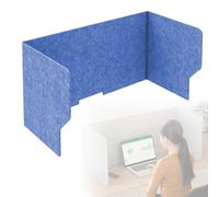 WORDFUN Desk Divider, Séparateur De Confidentialité De Table, Cloison Bureau, Panneau Separation De Table, 60 80 100 120cm Panneau De Protection De L'intimité, pour Classe, Le Bureau(SkyBlue,80cm)