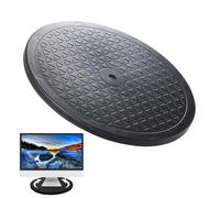 WORDFUN Plateau Tournant Pivotant, 25/30cm 360 Degrés Plateau Tournant avec Roulements À Billes en Acier, Rond Plateau Pivotant Antislip, Support Rotatif pour Ordinateur Moniteur TV Artisanat Plantes
