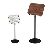 WORDFUN Pupitre en Bois pour Orchestre, Pupitre De Musique Polyvalent, Support De Partitions La Stabilité, Pupitre De Guitare Violon, Support De Lecture, Hauteur Réglable 64-122cm, Durable