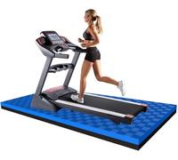 WORDFUN Tapis De Sport Fitness A La Maison, Tapis Insonorisant pour Tapis De Course, Absorbant Les Chocs, Tapis De Protection Antidérapant, Tapis D'équipement d'exercice, AntiBruit