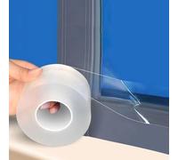 wordmouk Rubans adhésifs Autocollante pour Joint Isolation Fenêtre Porte 5cm*10m, Bande Etancheite, Rubans d'étanchéité pour fenêtres d'hiver d'Etanchéité Isolant Anti Bruit Poussière l'air Froid