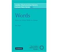 Words, London Mathematical Society Lecture Note Series Dan Segal (Auteur)