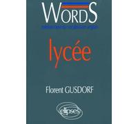 Words Lycee. Mediascopie Du Vocabulaire Anglais