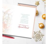 Words 'n' Wishes Special Friend Carte de Noël Motif serre intérieure avec plantes et arrosoir Multicolore 20,3 x 13,4 cm