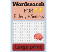 Wordsearch for Seniors: Word searches with Easy to Read Print about 1950, gardening foods, and more ┃Book7x10 inches, 110 pages┃50+ puzzles... Gift ... Grandparents, school, Mom, Dad and kids