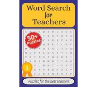 Wordsearch for Teachers: Word searches with Easy to Read Print about teachers, students, school staff, and more ┃Book6x9 inches, 110 pages┃50+ ... school, Mom, Dad, Kids and teachers
