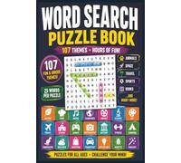 Wordsearch Puzzle Book: 107 Themes, Hours Of Fun