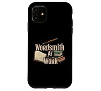 Wordsmith at Work Vintage Writer & Author Pen Book Lover Coque pour iPhone 11