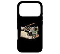Wordsmith at Work Vintage Writer & Author Pen Book Lover Coque pour iPhone 17 Pro