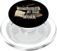 Wordsmith at Work Vintage Writer & Author Pen Book Lover PopSockets PopGrip pour MagSafe