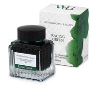 Wordsworth and Black Bouteille d'encre pour stylo plume (30 ml), [Verte], Encre en bouteille de stylos-plumes; Flacon au design classique Fluide 30 ml