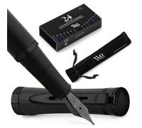 Wordsworth & Black Ensemble stylo-plume de luxe, plume moyenne, noir