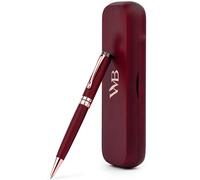 Wordsworth & Black Stylo à Bille en Bambou de Luxe, Rechargeable
