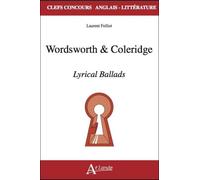 Wordsworth & coleridge - Lyrical ballads Lyrical Ballads - FOLLIOT LAURENT - Atlande Eds - broché - Méthode de langue