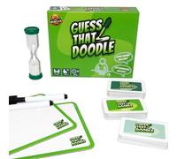 Worgan Games Guess That Doodle : Jeu de dessin hilarant pour la famille et les amis - 2 à 12 joueurs - À partir de 8 ans