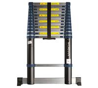WORHAN Echelle de 3.8m Télescopique Pro Aluminium Anodisé Solide Extensible 380cm ( 3.8m C-Line) 1K3.8C