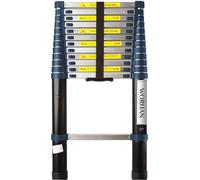 WORHAN® Echelle télescopique Pro Aluminium Echelle à coulisse Capacité de charge jusqu'à 150kg Conforme à EN 131 1K3.8C