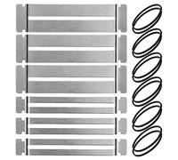 worien Gardes de Touche de Guitare Gardes de Touche de Basse en Acier Inoxydable Protecteur de Touche de Luthier Outil pour Habiller les Frettes