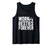 Work Besties Forever Cute Friendship for Colworkers Débardeur