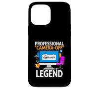 Work from Home Professional Camera Off Legend Humor Coque pour iPhone 13 Pro Max