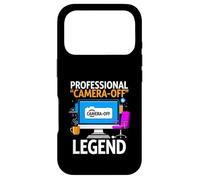 Work from Home Professional Camera Off Legend Humor Coque pour iPhone 17 Pro