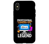 Work from Home Professional Camera Off Legend Humor Coque pour iPhone X/XS