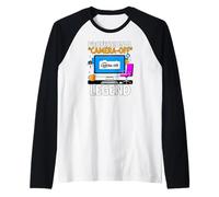 Work from Home Professional Camera Off Legend Humor Manche Raglan