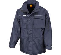 WORK-GUARD by Result - Manteau Extra Fort pour Homme PC6919 (XL) (Bleu marine)