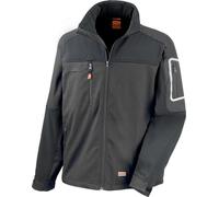 WORK-GUARD by Result - Veste imperméable "Sabre" pour homme/femme unisexe RW9763 (4XL) (Noir)