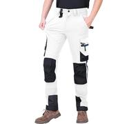 WORK IDEA Pantalon de Travail Homme Slim-Fit Stretch : Zones critiques renforcées en Cordura - élégance Robuste pour des exigences élevées