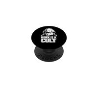 “Work is A Cult”, Karl Marx, Communisme, Marx PopSockets PopGrip Adhésif
