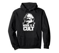“Work is A Cult”, Karl Marx, Communisme, Marx Sweat à Capuche