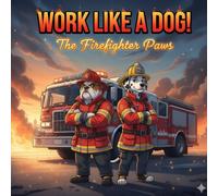 Work Like A Dog! The Firefighter Paws: A Fun and Relaxing Dog Coloring Book for Adults, Teens, and Kids Who Love Firefighters and Animals