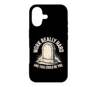Work Really Hard and This Could Be You Blagues de Bureau Coque pour iPhone 17