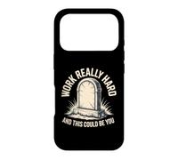 Work Really Hard and This Could Be You Blagues de Bureau Coque pour iPhone 17 Pro
