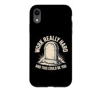 Work Really Hard and This Could Be You Blagues de Bureau Coque pour iPhone XR