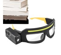 Work Safety Glasses, Mountain Biking Protective Eyewear, Anti Fog Riding Goggles Device, TYPE C Light Vision Protection Gear, Outdoor Sport Eye Wear With Built In Illumination Design For Welding